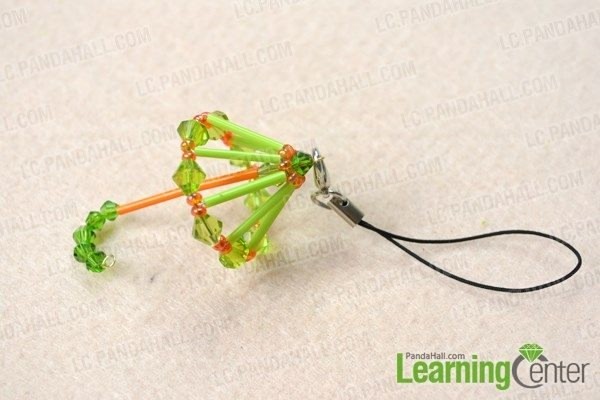 Зонтик из бисера, стекляруса, бусин