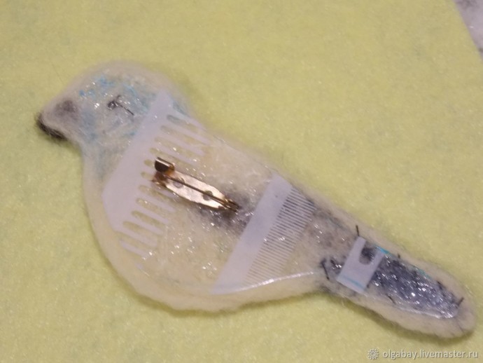 Делаем брошь "Синичка" из войлока и бисера: часть 2 Делаем брошь "Синичка" из войлока и бисера: часть 2