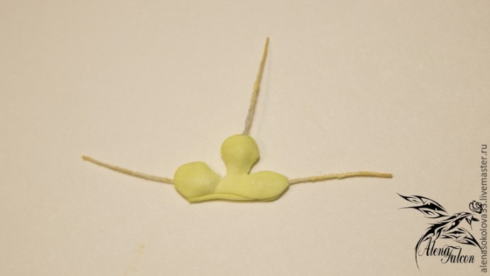 ​Делаем колосок из фоамирана: часть 2
