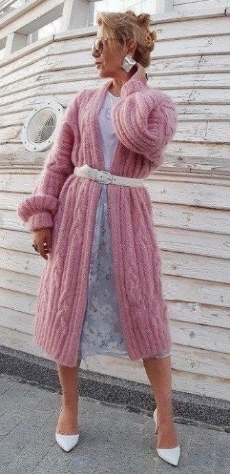 ​Красивый узор для кардигана