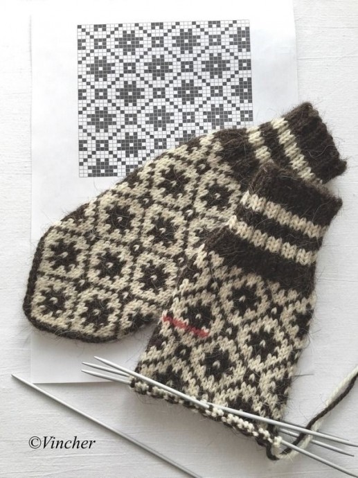 ​Интересные узоры для жаккарда