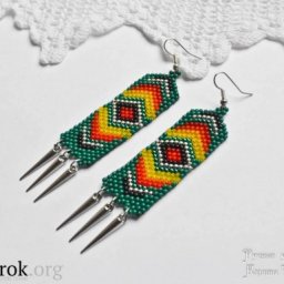 Серёжки в этническом стиле