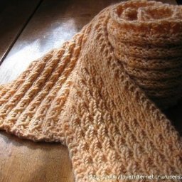 Потрясающий узор для вязания шарфа