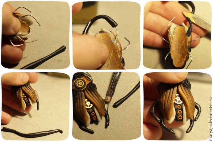 Лепим жука в стиле steampunk: часть 1