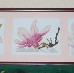 Магнолия: вышиваем крючком