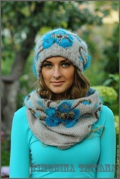 Необыкновенно нежные и женственные шапочки с цветами Необыкновенно нежные и женственные шапочки с цветами