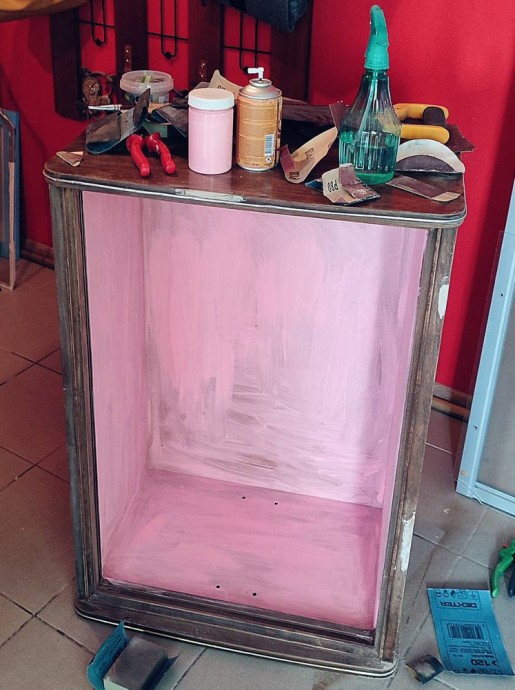 Реставрация винтажной тумбы: часть 1