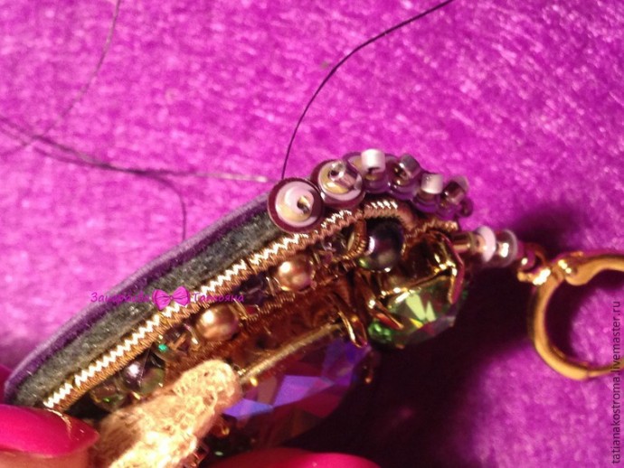 Создаём романтичные серёжки: часть 5