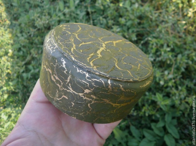 Декорируем шкатулку "Осенний дождь": часть 2