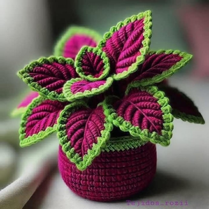 ​Идеи вязаных цветов