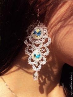 Серьги "Кружева"