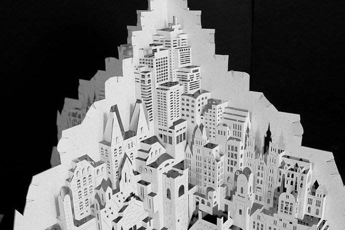 Архитектурное моделирование из бумаги Архитектурное моделирование из бумаги
