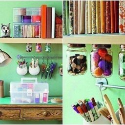 Идеи для хранения мелочей для рукоделия
