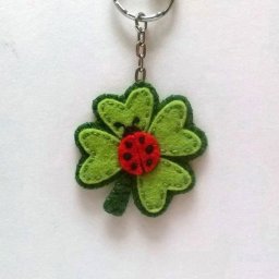 Клевер из фетра