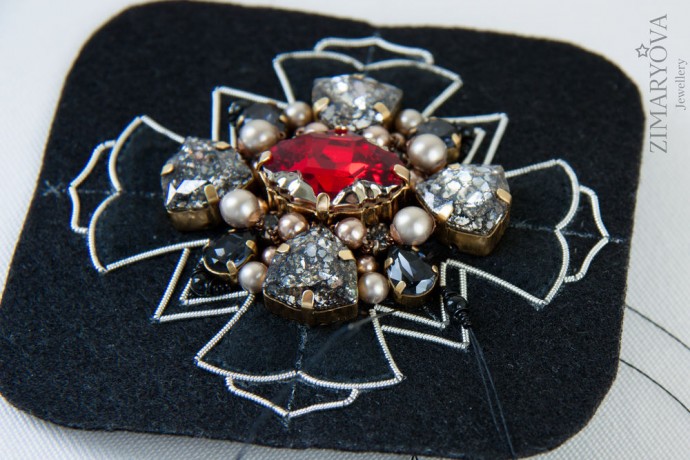 ​Создаем брошь-орден "Primavera": часть 2