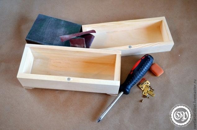 Шкатулка с кошкой: мастер-класс, часть 1