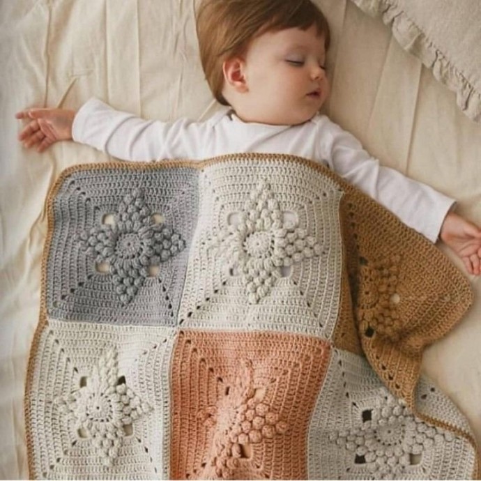 Вяжем уютный плед