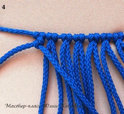 Плетём шарик в технике макраме