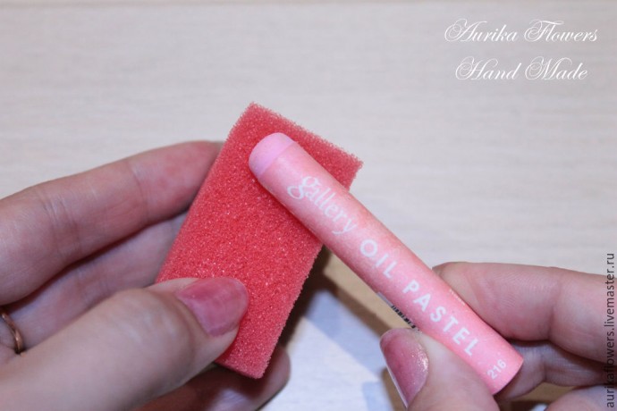 ​Как сделать люпин из иранского фоамирана: часть 2