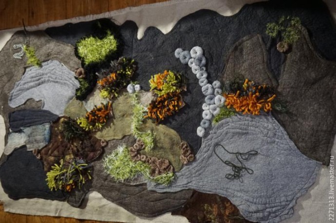 ​Шьем уютный коврик "Лесная полянка": часть 4