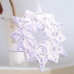 ​Снежинки в технике квиллинга