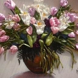 Вышивка лентами: идеи для вдохновения