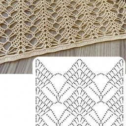 Ажурные узоры крючком