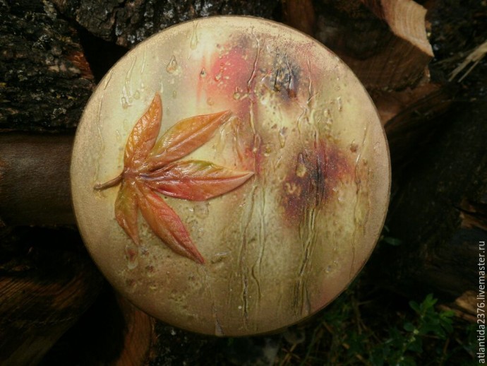 Декорируем шкатулку "Осенний дождь": часть 4