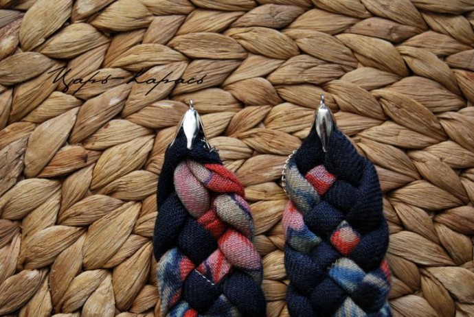 ​Павло-посадская переделка: стильные бусы из платка, часть 2