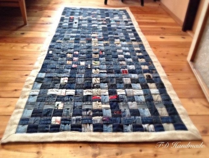 Творчество из остатков джинсов