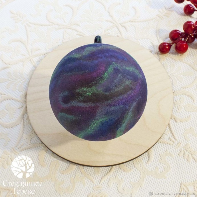 ​Декорируем елочный шар "Созвездие Тельца (Быка)": мастер-класс, часть 1