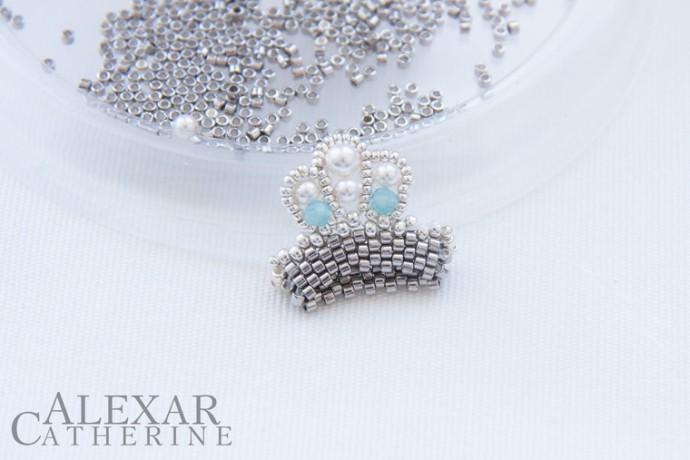 ​Колье "Бегущая по волнам": часть 3