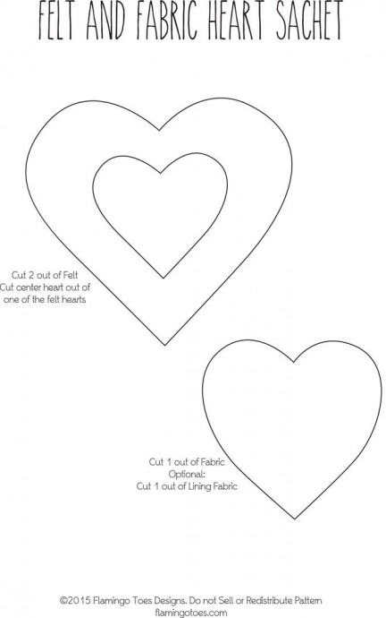 Мастерим сердечки из фетра Мастерим сердечки из фетра