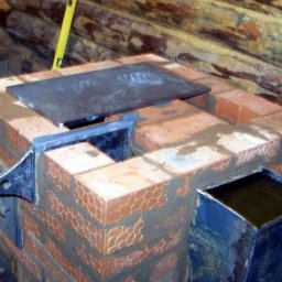 ​Печь кирпичная для бани