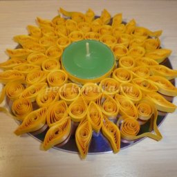 Подсвечник из диска: часть 1