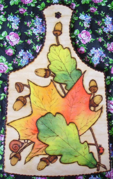 Украшаем разделочную доску