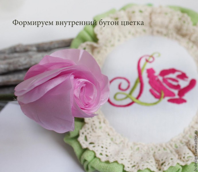 ​Роза из тафты "100 лепестков": мастер-класс, часть 3