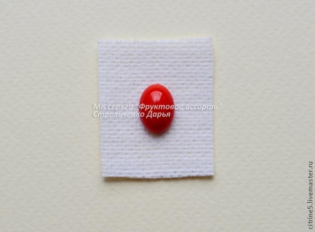 Мастер класс по вышитым серьгам "Фруктовое ассорти": часть 1