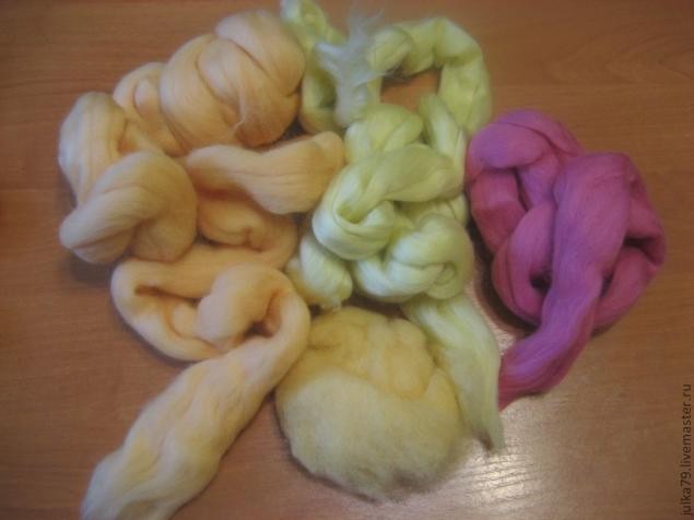 Роза в технике сухого валяния: мастер-класс, часть 1