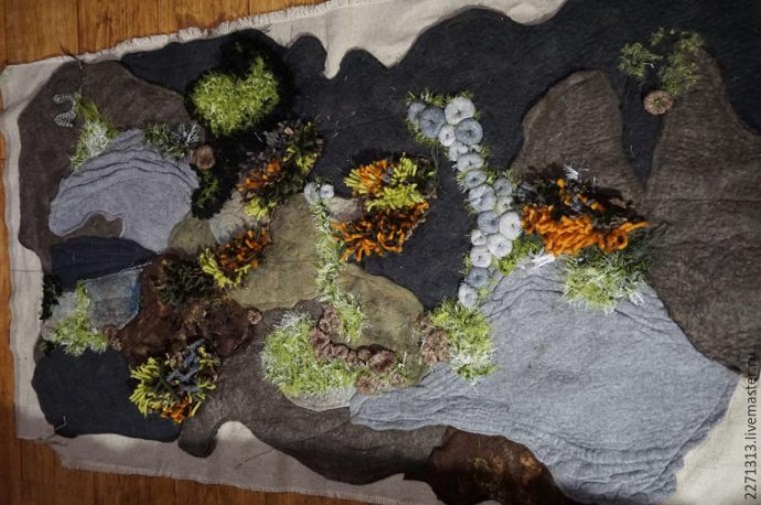 ​Шьем уютный коврик "Лесная полянка": часть 4