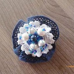 ​Создаем брошь в стиле гжель: часть 1