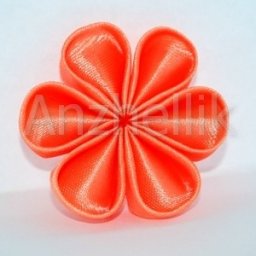 ​Цветок в технике канзаши: часть 1