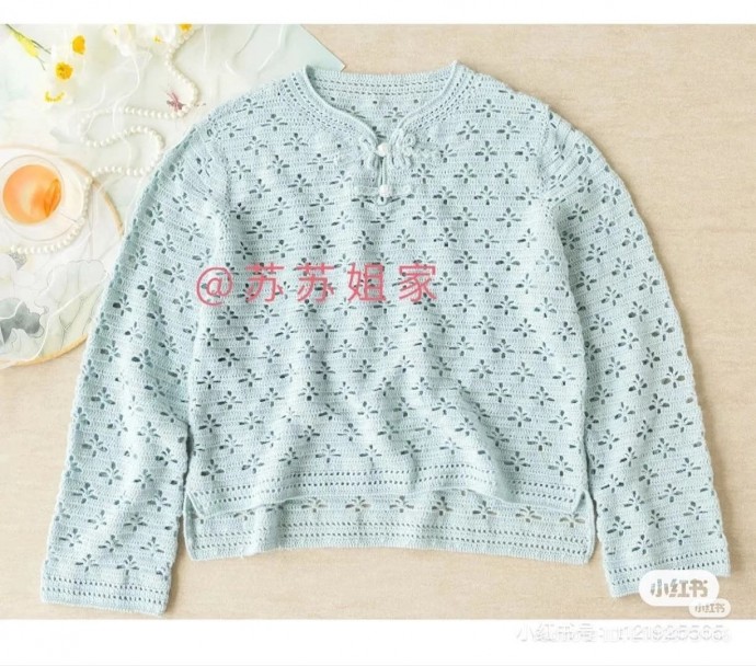 ​Джемпер крючком