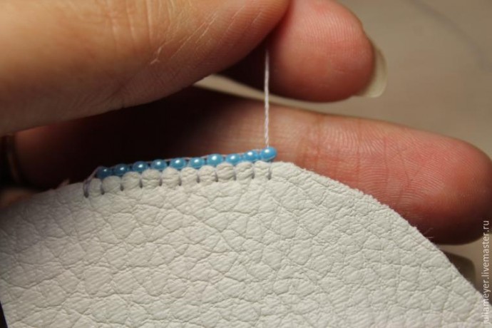 ​Вышиваем шикарное колье "Зазеркалье": часть 4