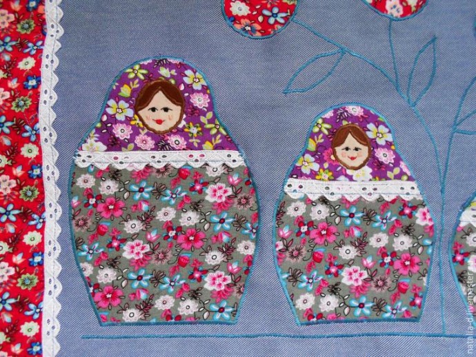 Шьём комплект чехлов "Матрёшки" для декоративных подушек: часть 1 Шьём комплект чехлов "Матрёшки" для декоративных подушек: часть 1