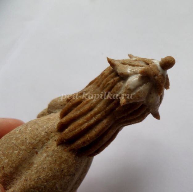 Ёлочная игрушка "Дюймовочка из опилок": часть 3 Ёлочная игрушка "Дюймовочка из опилок": часть 3