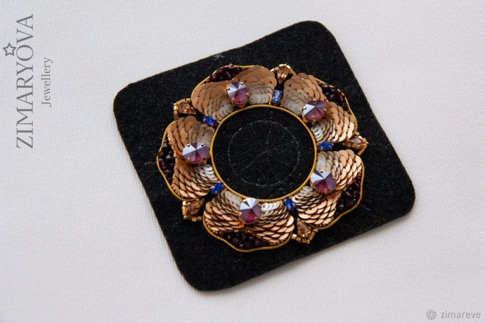 Мастерим брошь-цветок "Flower of the Universe": часть 2 Мастерим брошь-цветок "Flower of the Universe": часть 2