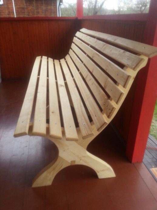 Создание дачной скамейки