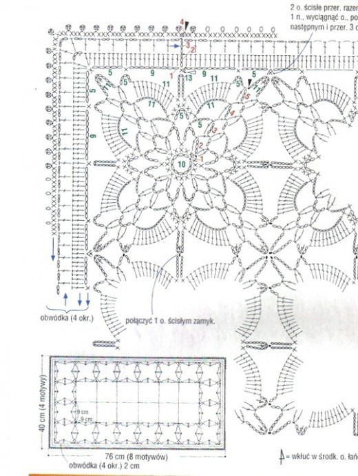Вязаная дорожка Вязаная дорожка