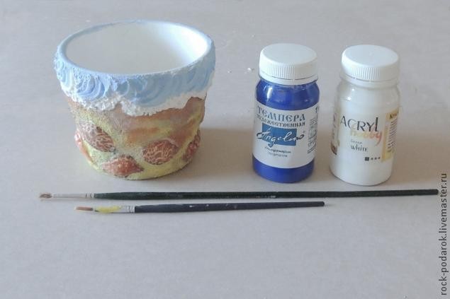 Горшок для цветов "Пляж"